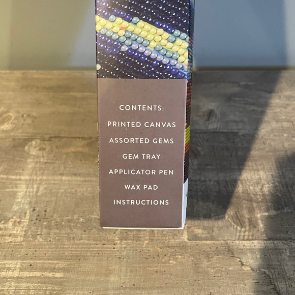 Mindful Gemstone Art Kit Sunset Stress Relieving Kids Adults Mess Free - Picture 3 of 8